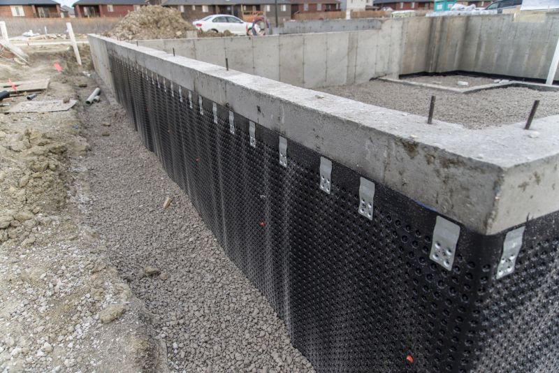 Waterproof Membrane on Foundation